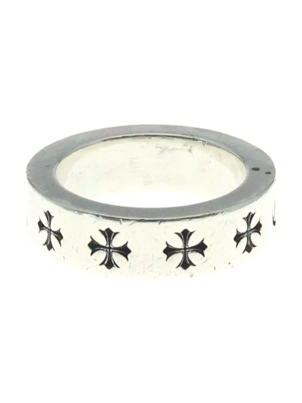 Chrome Hearts Spacer Forever Ring Silver